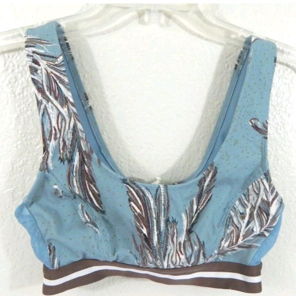 Fp Movement Serene Feather Print Bra - image 3
